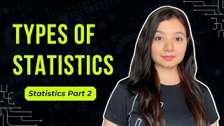 Types of Statistics  Descriptive  Inferential  Statistics for Data Science  Statistics Tutorial [upl. by Ettesel701]