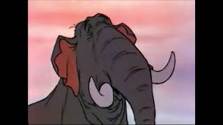 The Jungle Book Elephant Army 1967 VHS Capture [upl. by Ibson]