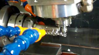 Willemin Macodel 5axis undercut surfacing [upl. by Lawrenson828]