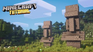 Minecraft  How to build a Villager Statue  Tutorial [upl. by Kettie]