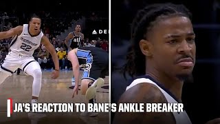 Ja Morant is DISGUSTED with Desmond Banes ankle breaker 😤  NBA on ESPN [upl. by Skiba865]