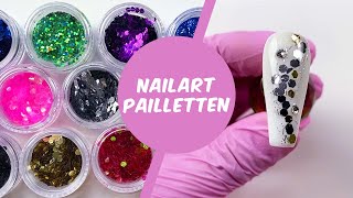 GLAMOURÖSE NAILART MIT PAILLETTEN  Step by Step [upl. by Ila]