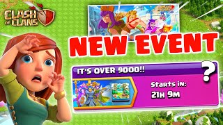 NEW ITS OVER 9000🔥 SPECIAL EVENT COMING IN CLASH OF CLANS NEW UPDATE [upl. by Byrdie]