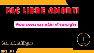 02RLC libre amorti Energie électromagnétique [upl. by Crary]