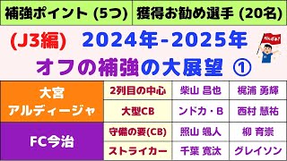 【J3編：補強の大展望①】大宮アルディージャ編FC今治編 ～ともに自動昇格を達成！～ [upl. by Nevsa]