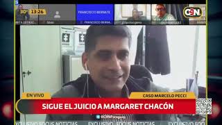 Caso Marcelo Pecci Sigue el juicio a Margaret Chacón [upl. by Milissent]