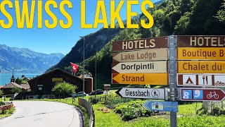 Majestic 🇨🇭 Swiss Lakes 🇨🇭 — Exploring Lungern and Brienz Lakes in 4K Walking Tour [upl. by Hagai]