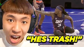 Ray Reacts To Kai Cenats FIRST LBA BASKETBALL GAME [upl. by Elleira]