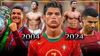 LAS 6 EUROCOPAS DE CRISTIANO RONALDO 2004  2024 [upl. by Jobey]