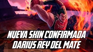 NUEVA SKIN Darius Rey del Mate  Darius Dunkmaster [upl. by Newo975]