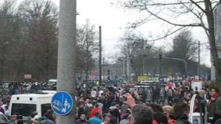 KÖLN  Gladbach Randale 140309 [upl. by Analak]