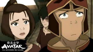 Sokka y Zuko Primer Escape de la Roca Hirviente 💨  Escena completa  Avatar La Leyenda de Aang [upl. by Aicarg310]