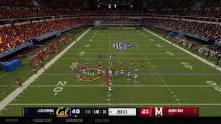 Cal vs Maryland Pac 12TheDos Year 5 PlayoffsR2 [upl. by Ynolem281]