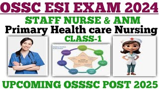 OSSC ESI EXAM 2024CLASS1PHCNSTAFF NURSEANMMCQ🤔🤔🤔 [upl. by Enenaj]