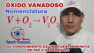 ÓXIDO DE VANADIO III TRIÓXIDO DE DIVANADIO ÓXIDO VANADOSO NOMENCLATURA [upl. by Brigid]