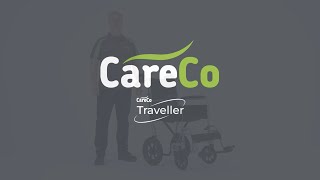 CareCo Aluminium Traveller Wheelchair Product Video [upl. by Maury27]