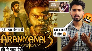 Aranmanai 3 Movie  Review  aranmanai 3 full movie hindi  Review  Aarya  Goldmines [upl. by Alain]