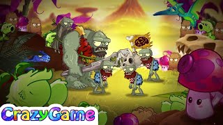 Pvz vs pvz 2  mega gatling pea Fume shroom puff shroom Vs Solo Gargantuar zombie shorts [upl. by Docilu]