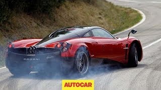 New Pagani Huayra driven 720bhp 230mph  Autocar [upl. by Philps]