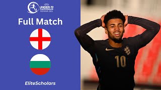 Full Match England vs Bulgaria  U19 Euro Championship Qualifier  161124 [upl. by Yliab]