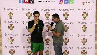 Flash Interview  Sal Estoril x U Caxienses  AF Lisboa • II Divisão Futsal • Série 3  Jornada 6 [upl. by Ormand]