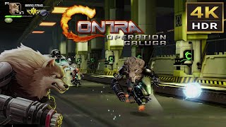 Contra Operation Galuga Brad Fang Solo Arcade Mode Full Walkthrough 4K HDR PS5 [upl. by Nightingale]