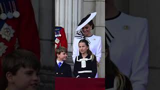 Kate Joins Royal Family for Trooping the Colour Royalty troopingthecolour [upl. by Desi]