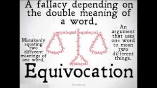 Equivocation Logical Fallacy [upl. by Krishnah]