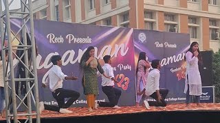 beautiful Dance performance in Freshers party viralvideo collegelife aktu iit dance [upl. by Graubert]