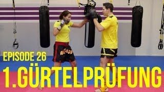 Kickbox Training 26  Erster Gürtel  Prüfungsvorbereitung  Kickboxen  Boxen lernen  Köln [upl. by Amaerd]