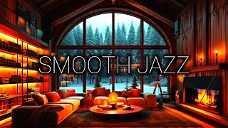 Sweet Winter Jazz Tunes 🍂 Rooftop Cafe Shop Ambience  Calm and Relaxing Music for Work Study [upl. by Stieglitz]