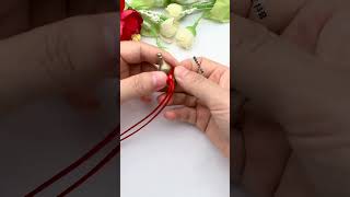 Rope braiding skills sharing rope knots pendants pendant jewelry knotting tutorials life tip [upl. by Erialb]