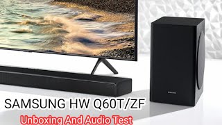 Samsung HW Q60TZF amp oppo mobile shopping vlog  Unboxing and Audio test THE PUNJABI VLOGS [upl. by Elleinad917]