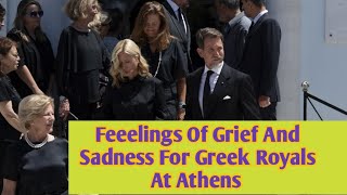 European royal families gathered at the funeral of Prince Michael of Greece and Denmark in Athens [upl. by Linzer]