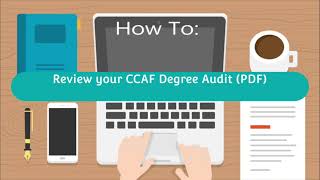 Review Your CCAF Degree Audit PDF [upl. by Hubie]