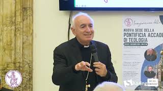 IN DIRETTA SU SHARING EUROPA INAUGURAZIONE SEDE PONTIFICIA ACCADEMIA DI THEOLOGIA [upl. by Nivart839]