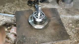 Bike crank roud Fitting cd 70 Foundry Skill [upl. by Marcelo]