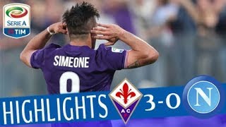 Fiorentina  Napoli 30 Highlights  Giornata 35  Serie A TIM 201718 [upl. by Anhpad]