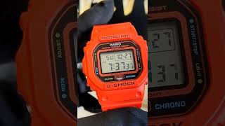 GSHOCK DW5600 ROJO review watch unboxing gshock [upl. by Vivie]