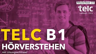 TELC B1 Hörverstehen Modelltest mit Lösungen  Deutsch lernen durch Hören DldH telcb1 dldh [upl. by Lynelle]