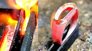 this is how i make silver rings for men  handmade jewelry [upl. by Kirred4]