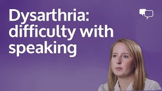 Dysarthria difficulty with speaking [upl. by Aninat152]