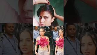 urfi Javed hairstyle😍UrfiJaved Hairstyles youtubeshorts shorts hack hairhack trending [upl. by Brody]