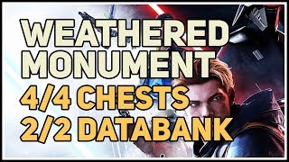 Zeffo Weathered Monument 100 Explored Chests and Echo Databank Star Wars Jedi Fallen Order [upl. by Maggs912]