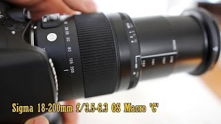 Sigma 18200mm f3563 OS Macro C lens review with samples [upl. by Jeritah]