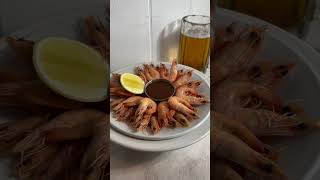 Camarones de Laguna con el sabor real del camarón 🦐mariscos loscurricanes restaurante familia [upl. by Kutzenco]