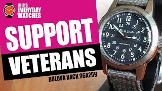 Bulova Hack 96A259 – Supports Veterans Watchmaker Initiative [upl. by Nalehp233]