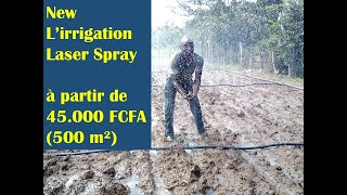 Incroyable IRRIGATION LASER SPRAY NEW [upl. by Sisson]