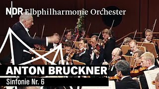 Anton Bruckner Sinfonie Nr 6 mit Günter Wand 1996  NDR Elbphilharmonie Orchester [upl. by Nossyla]