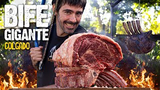 Bife Colgado y fiesta de achuras Un asado bien argentino  Locos X el Asado [upl. by Andreana]